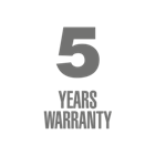 5 лет гарантии